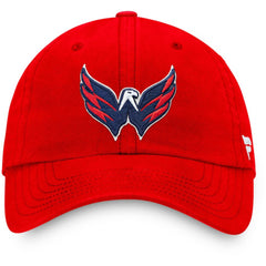 NHL Red Washington Capitals Fanatics Core Primary Logo Adjustable Hat
