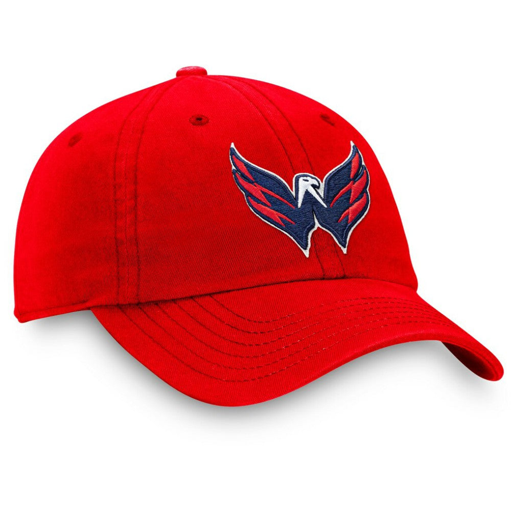 NHL Red Washington Capitals Fanatics Core Primary Logo Adjustable Hat
