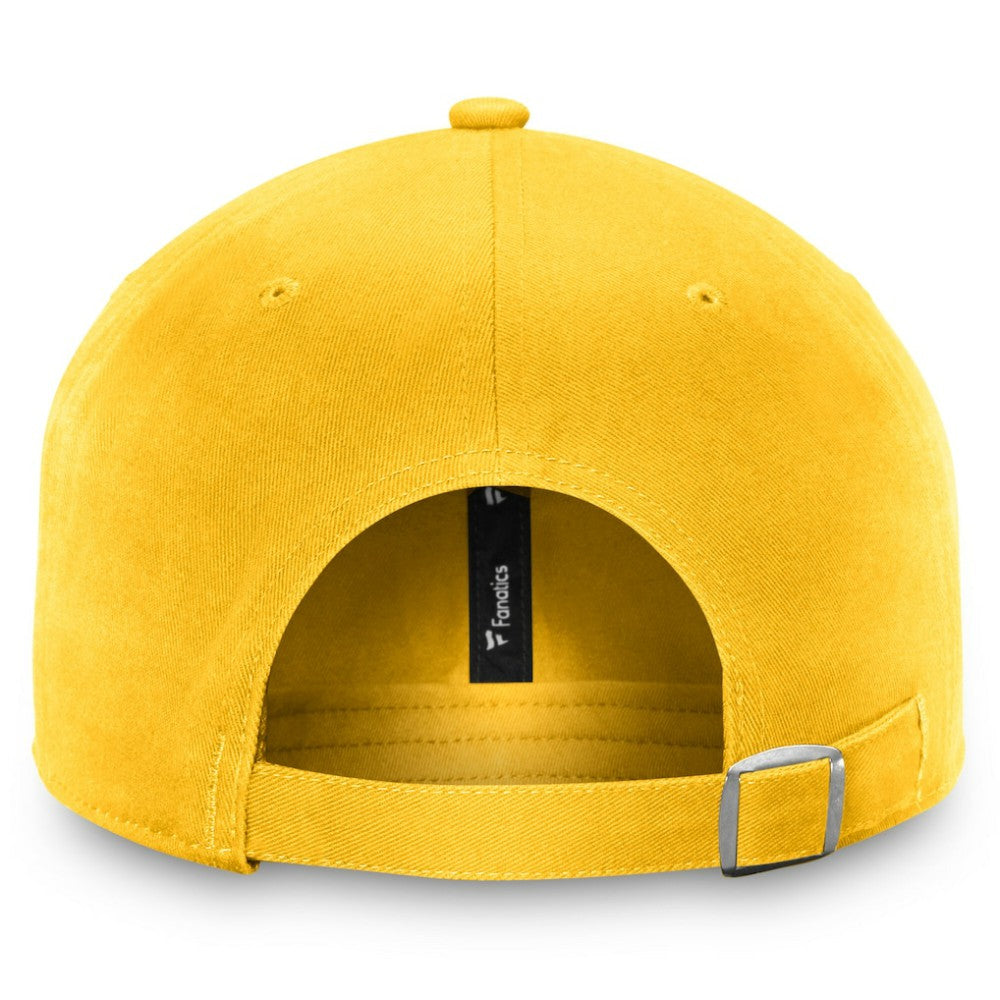 NHL Gold Nashville Predators Fanatics Core Primary Logo Adjustable Hat