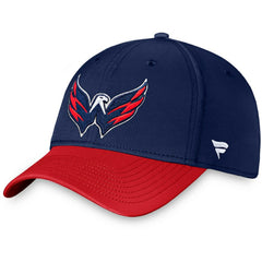 NHL Navy Washington Capitals Fanatics Core Primary Logo Flex Hat
