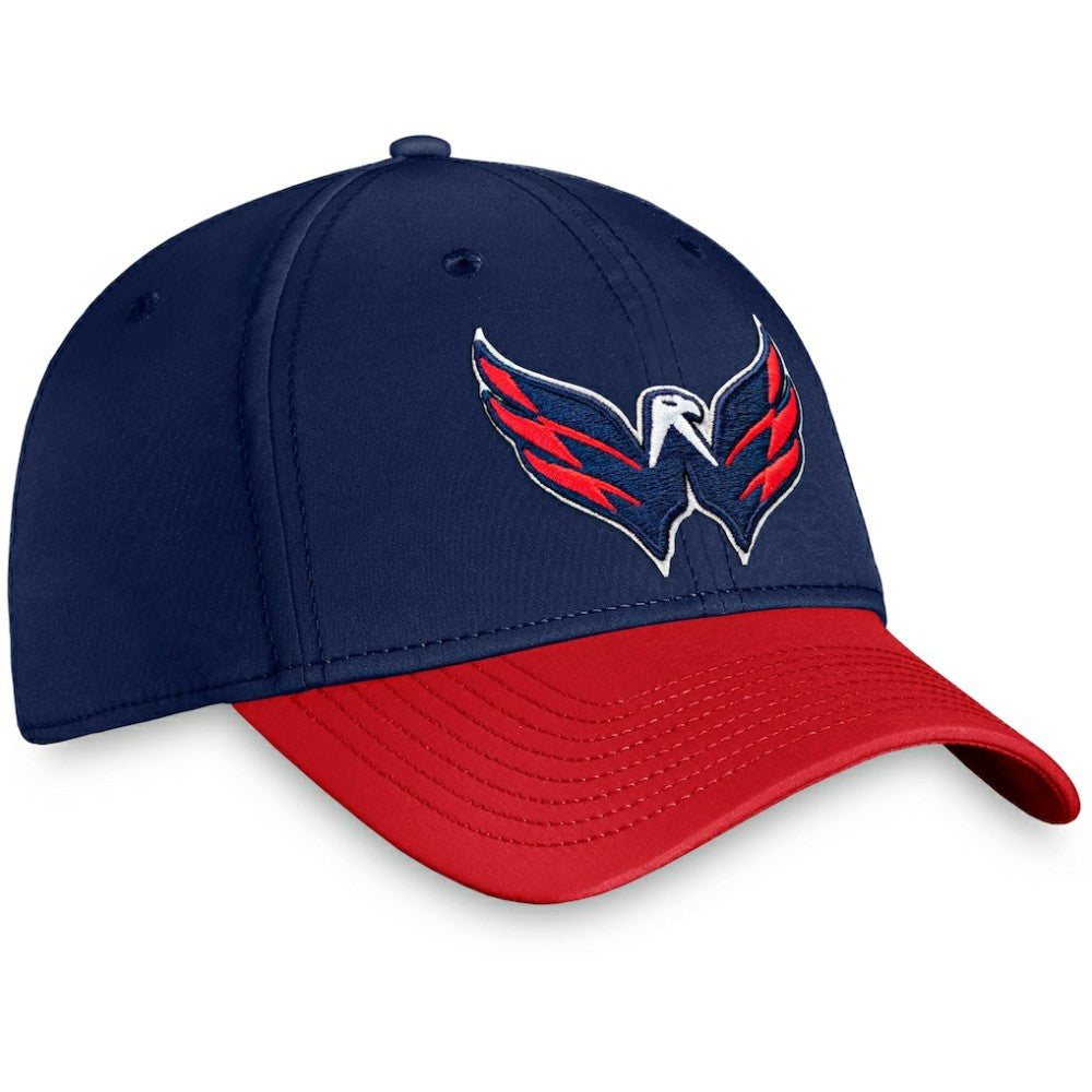 NHL Navy Washington Capitals Fanatics Core Primary Logo Flex Hat
