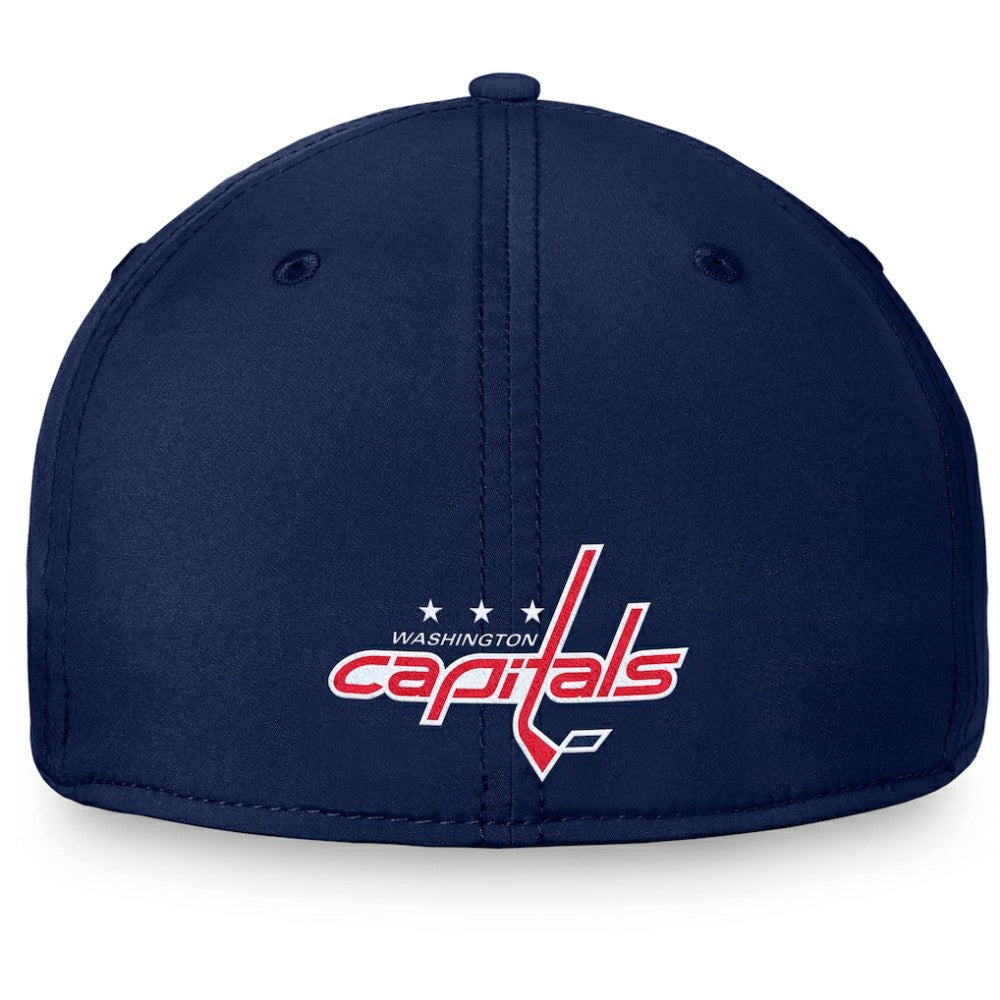 NHL Navy Washington Capitals Fanatics Core Primary Logo Flex Hat