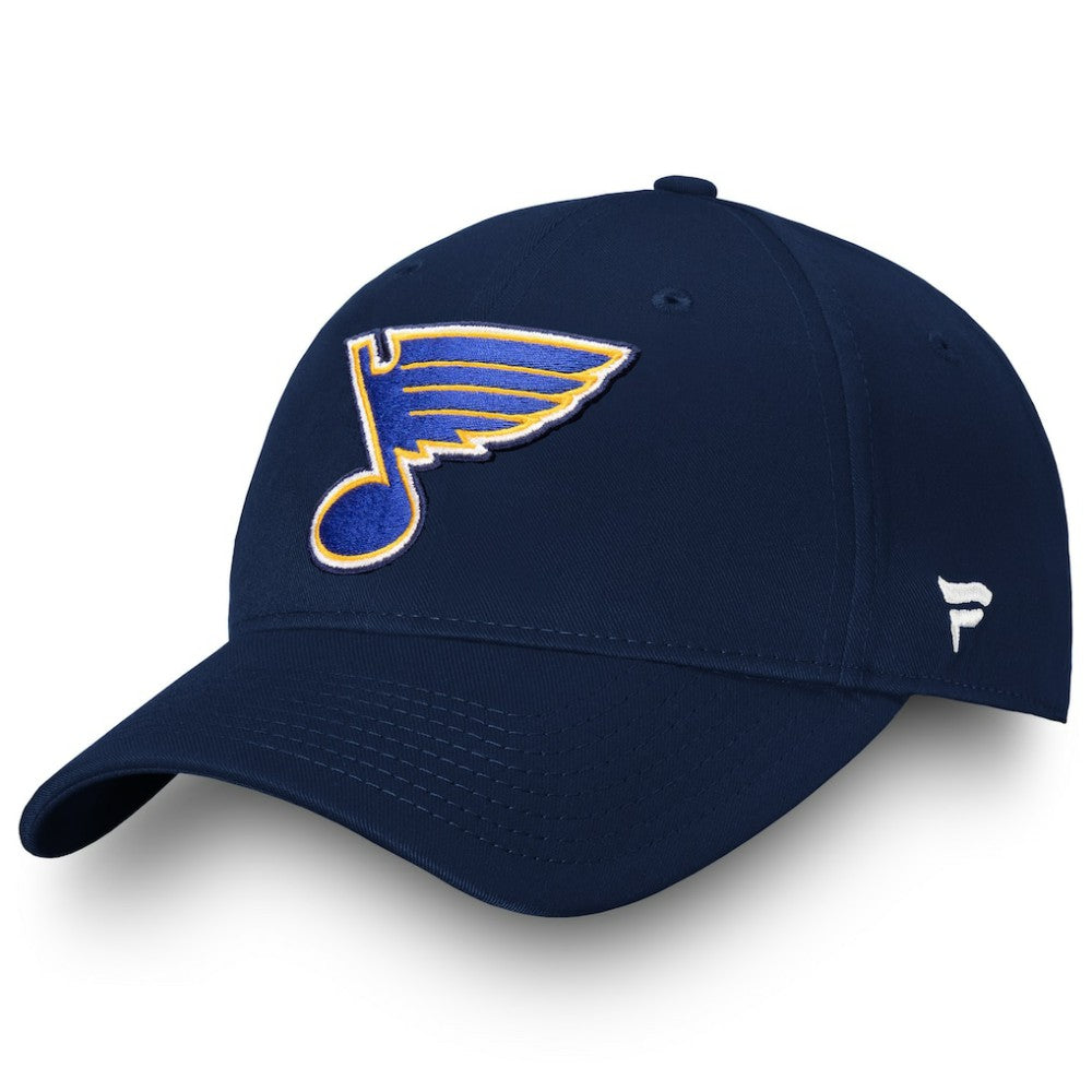 NHL Navy St. Louis Blues Fanatics Core Adjustable Hat