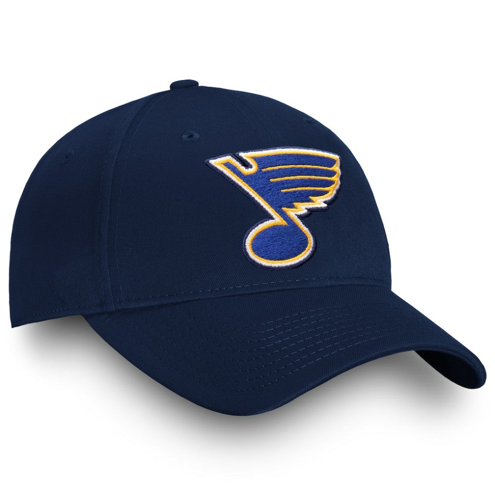 NHL Navy St. Louis Blues Fanatics Core Adjustable Hat