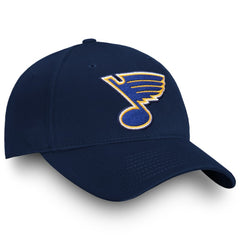 NHL Navy St. Louis Blues Fanatics Core Adjustable Hat