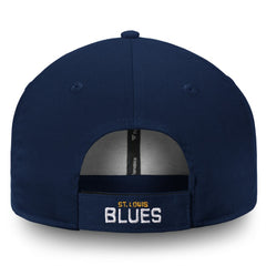 NHL Navy St. Louis Blues Fanatics Core Adjustable Hat