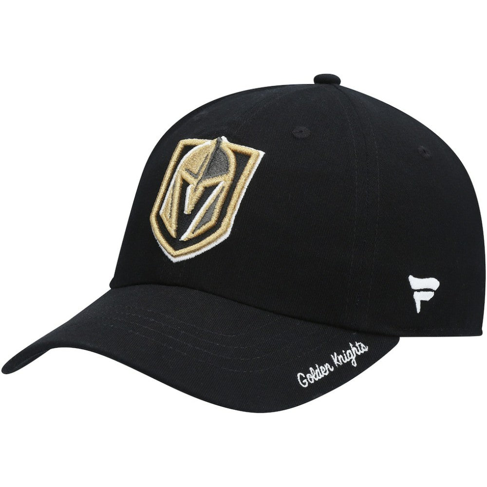 NHL Black Vegas Golden Knights Fanatics Women's Core Primary Logo Adjustable Hat