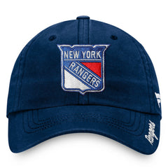 NHL Navy New York Rangers Fanatics Women's Primary Logo Adjustable Hat