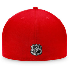 NHL Red Ottawa Senators Fanatics Core Primary Logo Fitted Hat