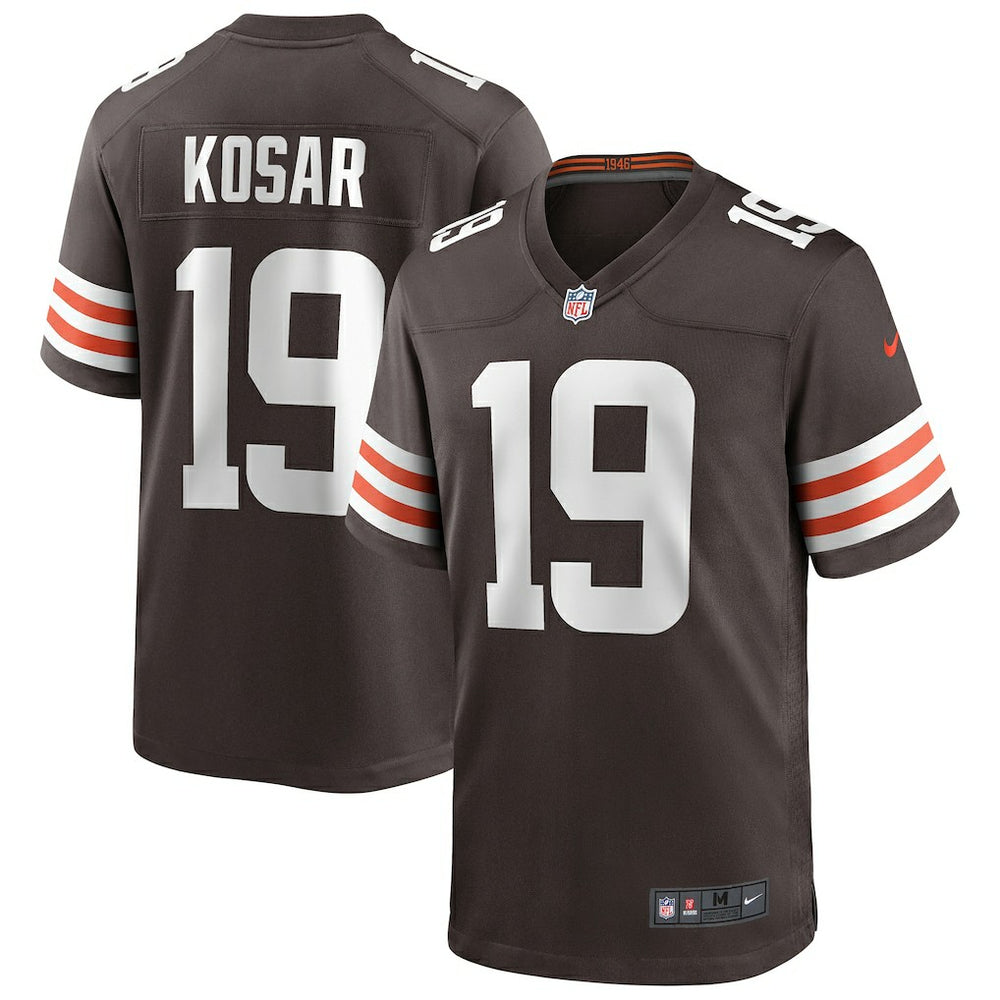 Bernie Kosar  Game Retired Player Jersey - Cleveland Browns