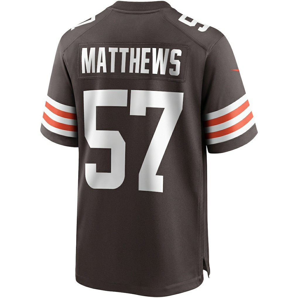 Clay Matthews  Game Retired Player Jersey - Cleveland Browns