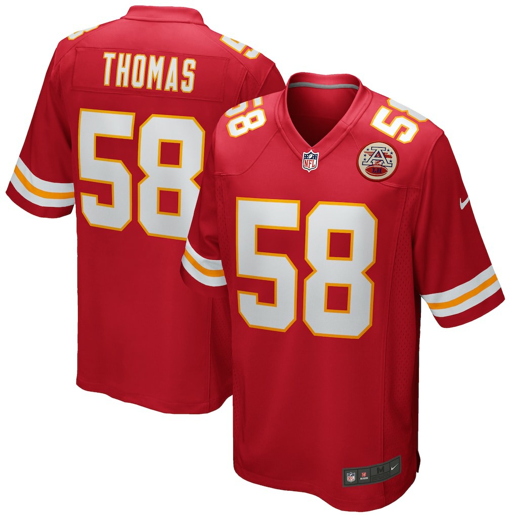 Derrick Thomas  Game Retired Player Jersey - Kansas City Chiefs