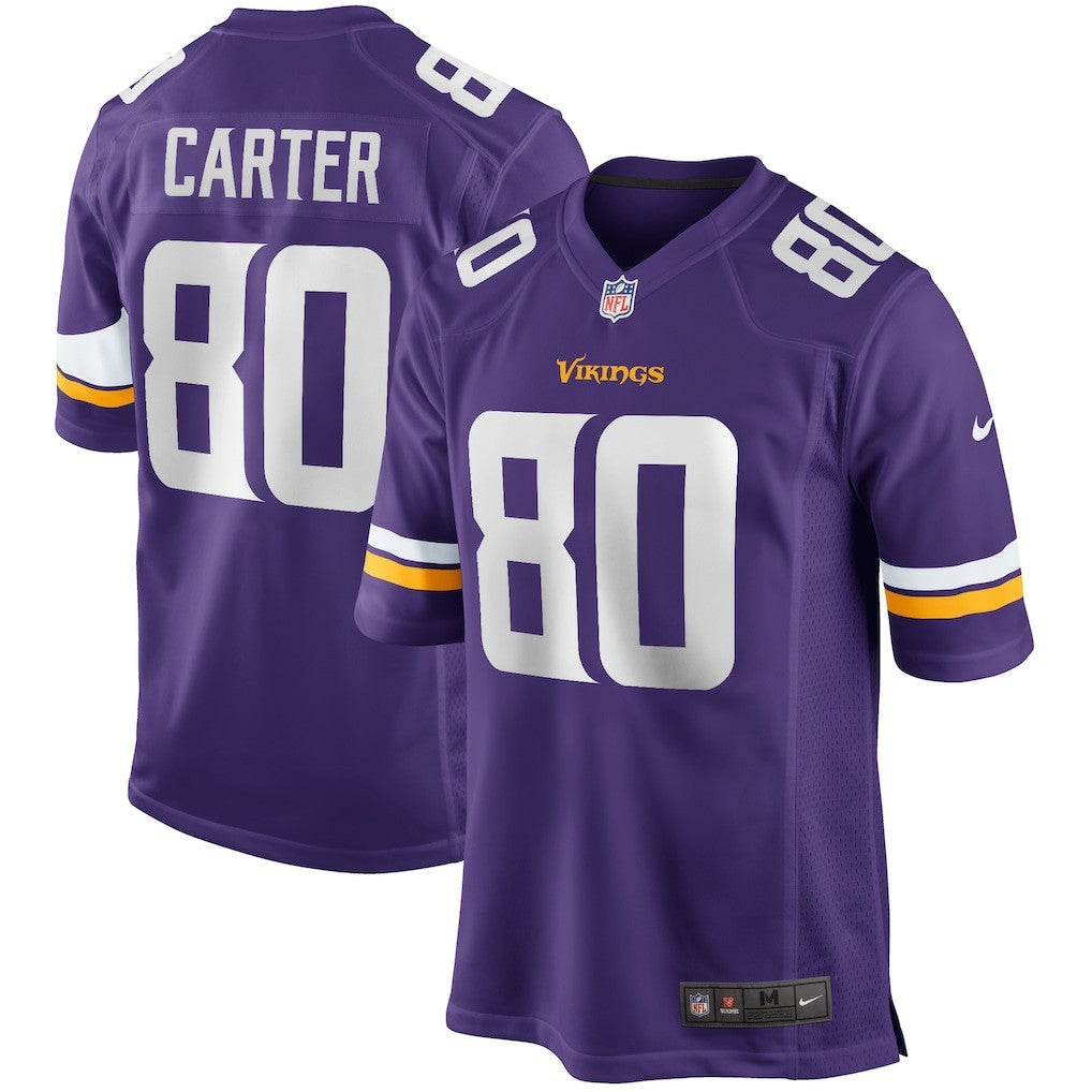 Cris Carter  Game Retired Player Jersey - Minnesota Vikings