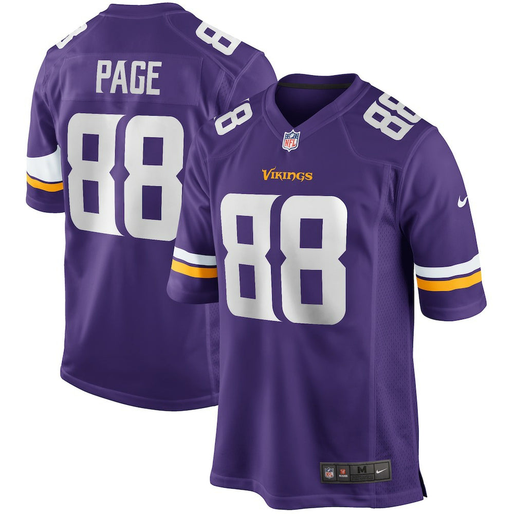 Alan Page  Game Retired Player Jersey - Minnesota Vikings