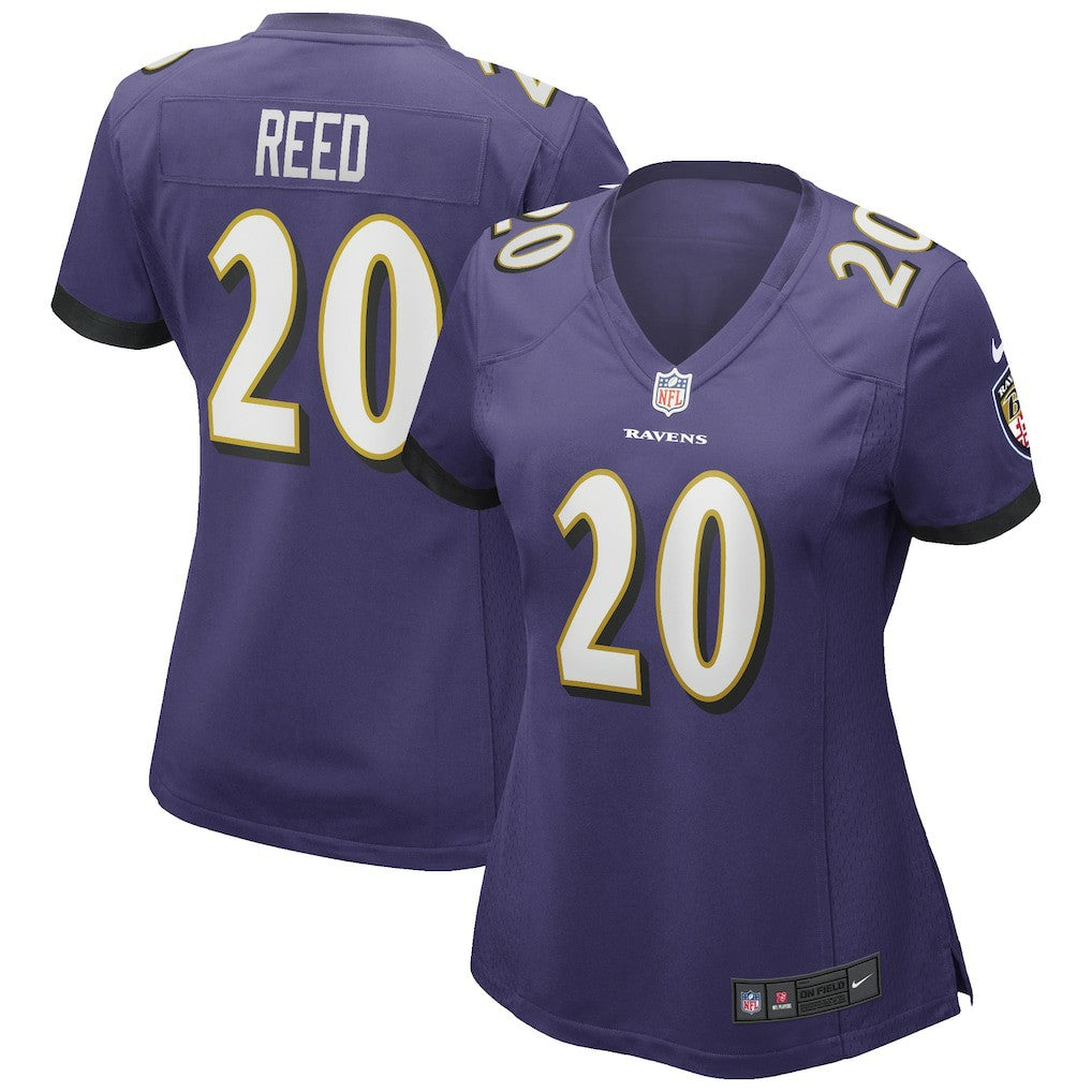 Ed Reed  Women's Game Retired Player Jersey - Baltimore Ravens