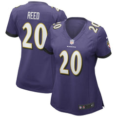 Ed Reed  Women's Game Retired Player Jersey - Baltimore Ravens