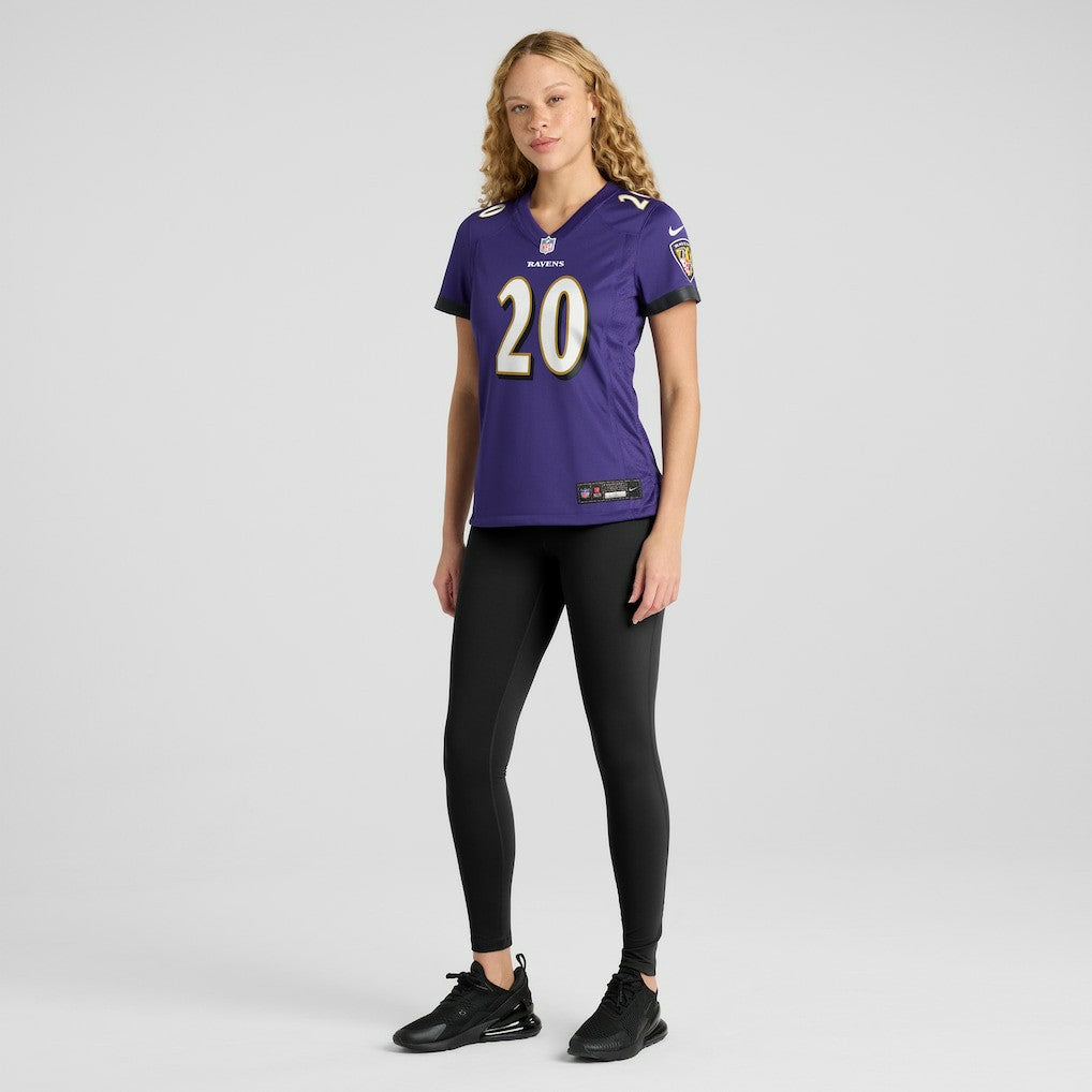 Ed Reed  Women's Game Retired Player Jersey - Baltimore Ravens