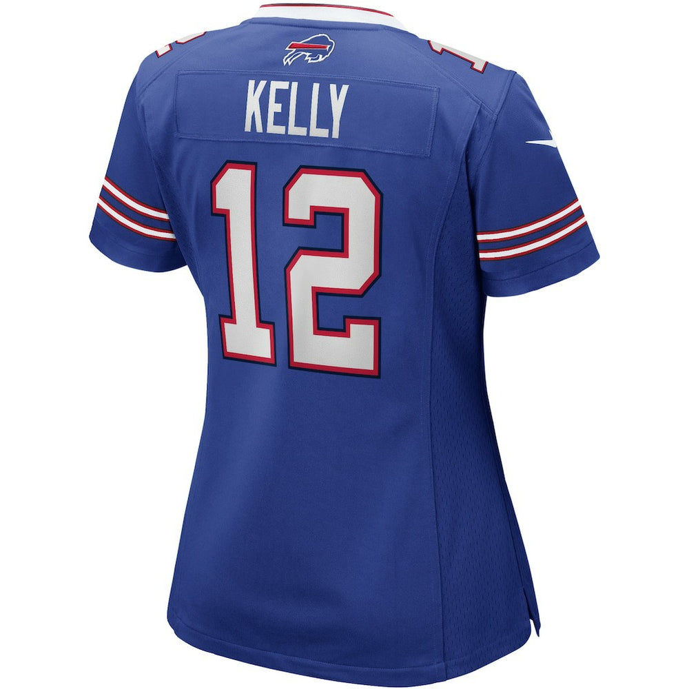 Jim Kelly  Women's Game Retired Player Jersey - Buffalo Bills