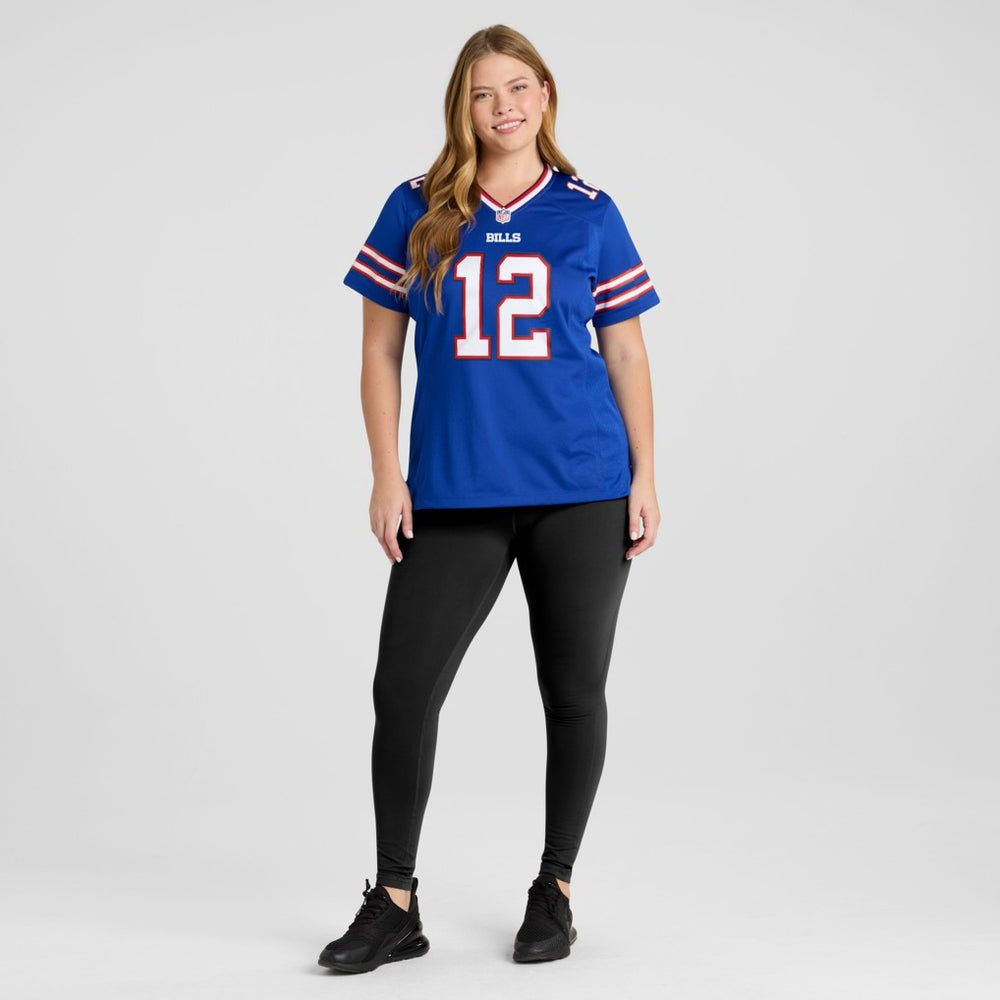Jim Kelly  Women's Game Retired Player Jersey - Buffalo Bills