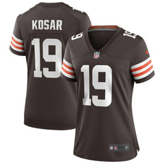 Bernie Kosar  Women's Game Retired Player Jersey - Cleveland Browns