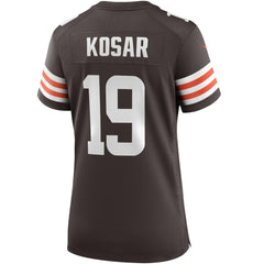 Bernie Kosar  Women's Game Retired Player Jersey - Cleveland Browns