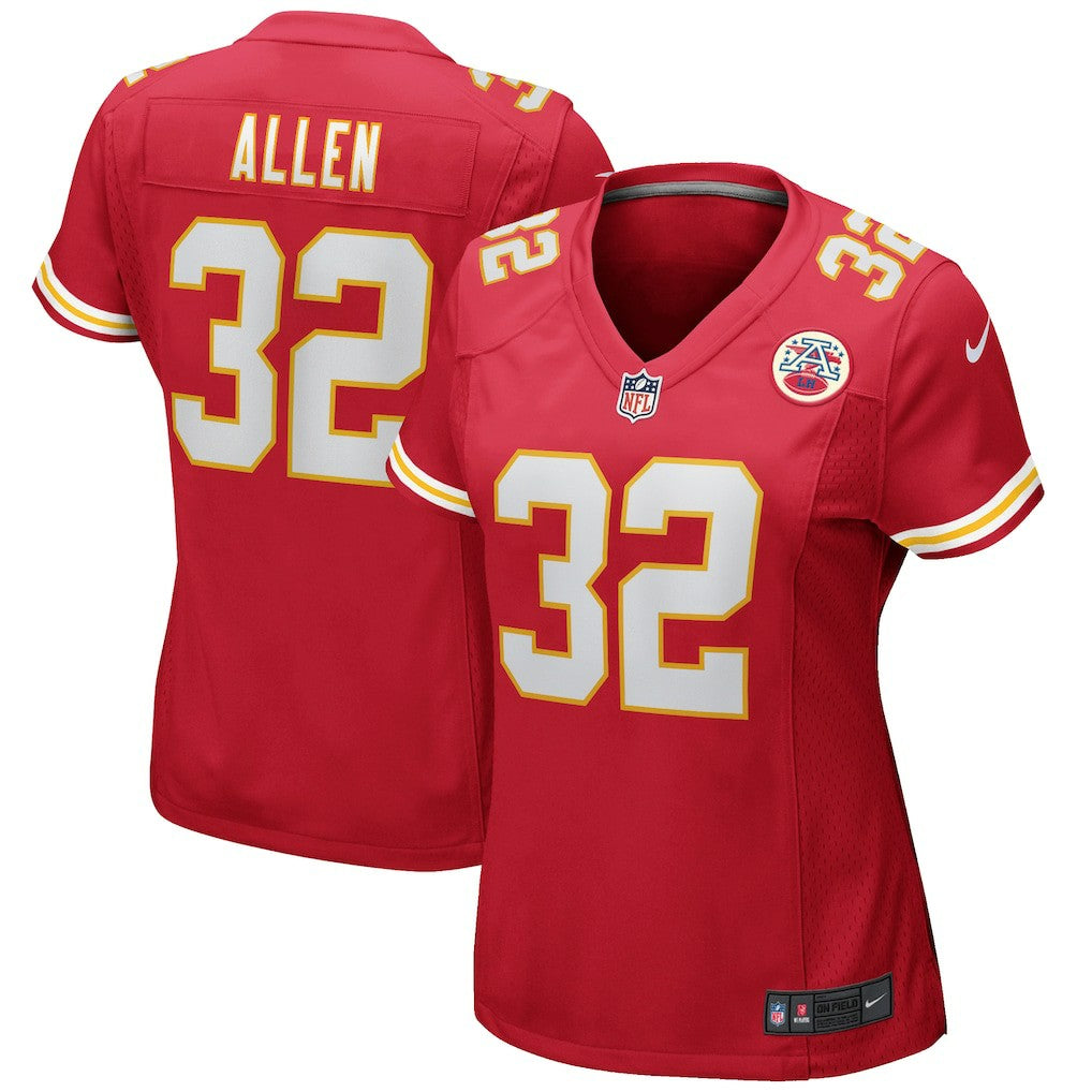 Marcus Allen  Women's Game Retired Player Jersey - Kansas City Chiefs