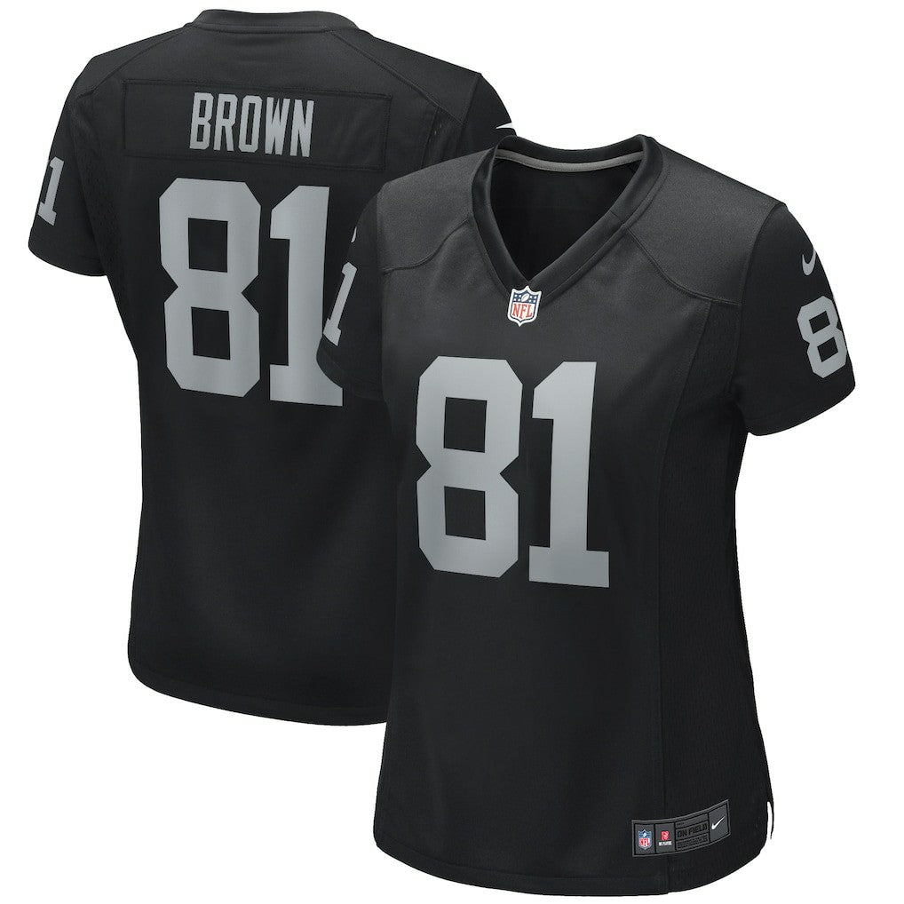 Tim Brown  Women's Game Retired Player Jersey - Las Vegas Raiders