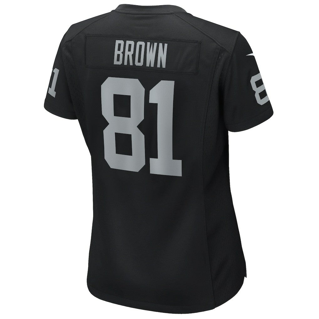 Tim Brown  Women's Game Retired Player Jersey - Las Vegas Raiders