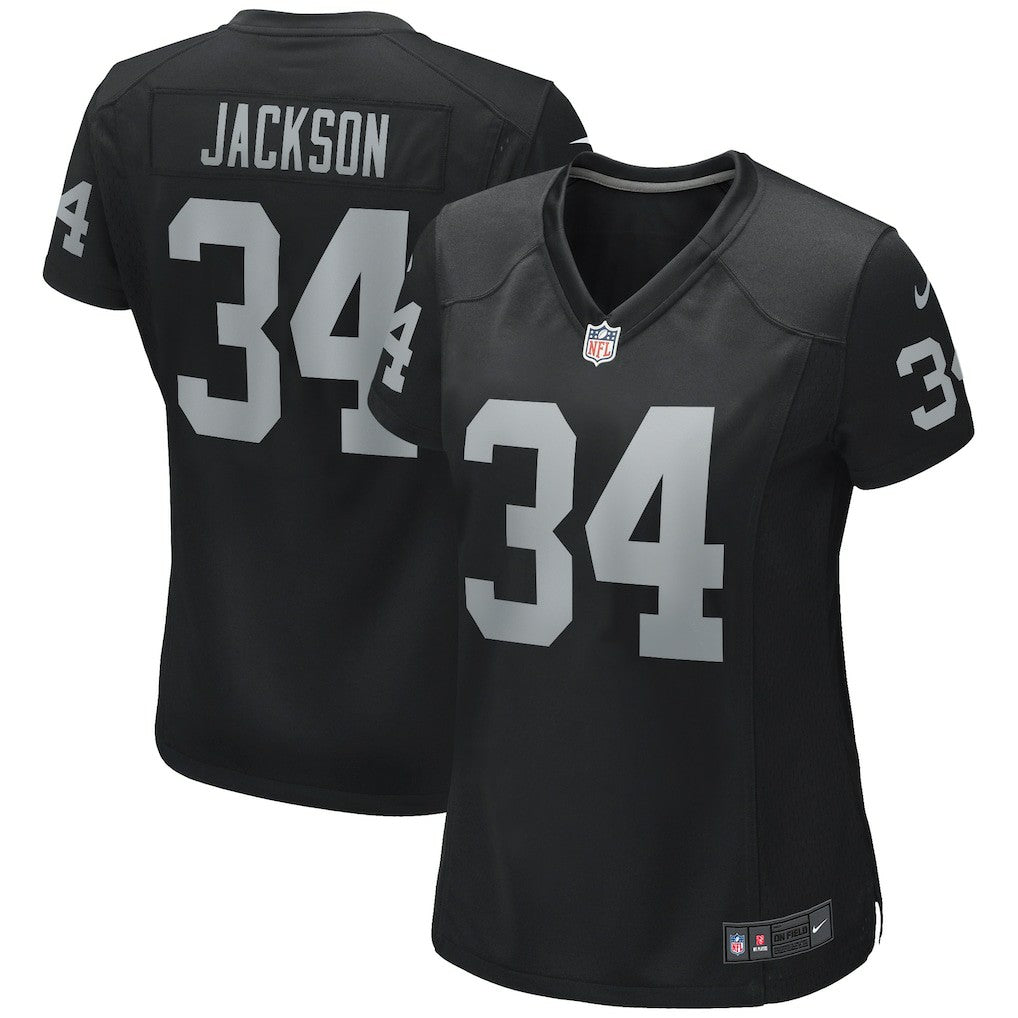 Bo Jackson  Women's Game Retired Player Jersey - Las Vegas Raiders