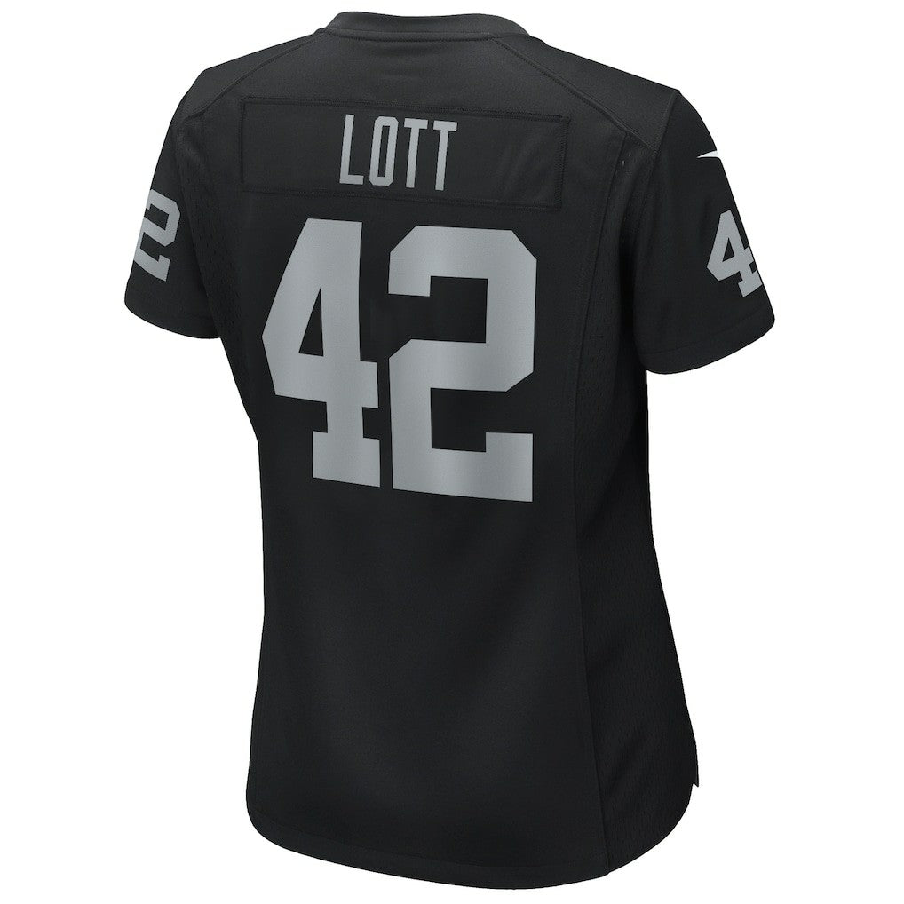 Ronnie Lott  Women's Game Retired Player Jersey - Las Vegas Raiders