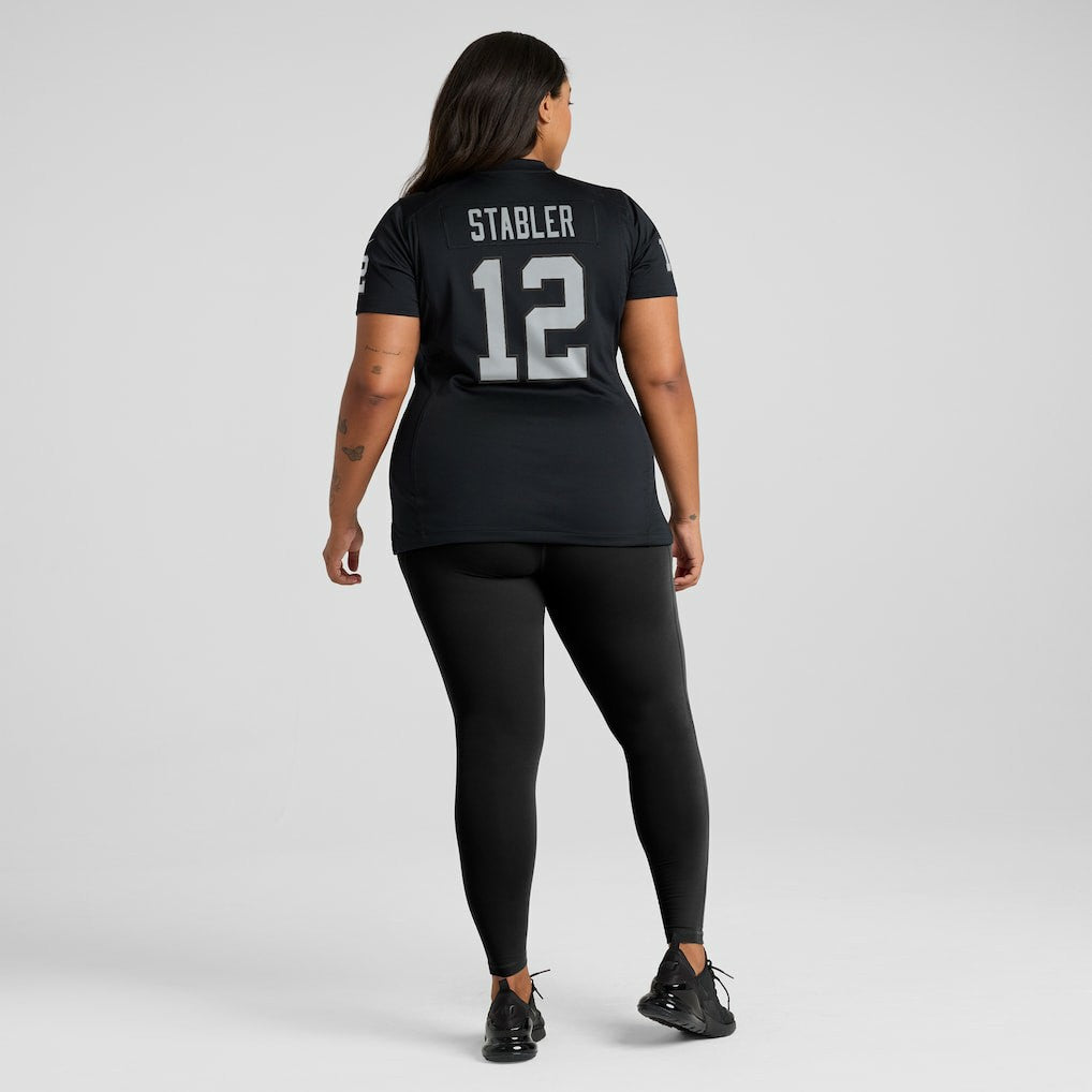 Ken Stabler  Women's Game Retired Player Jersey - Las Vegas Raiders