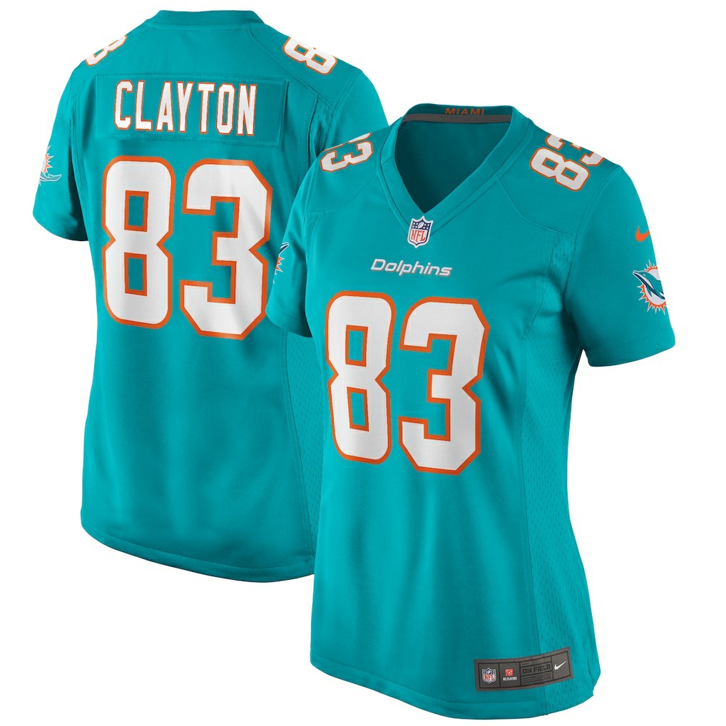 Mark Clayton  Women's Game Retired Player Jersey - Miami Dolphins