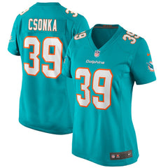 Larry Csonka  Women's Game Retired Player Jersey - Miami Dolphins