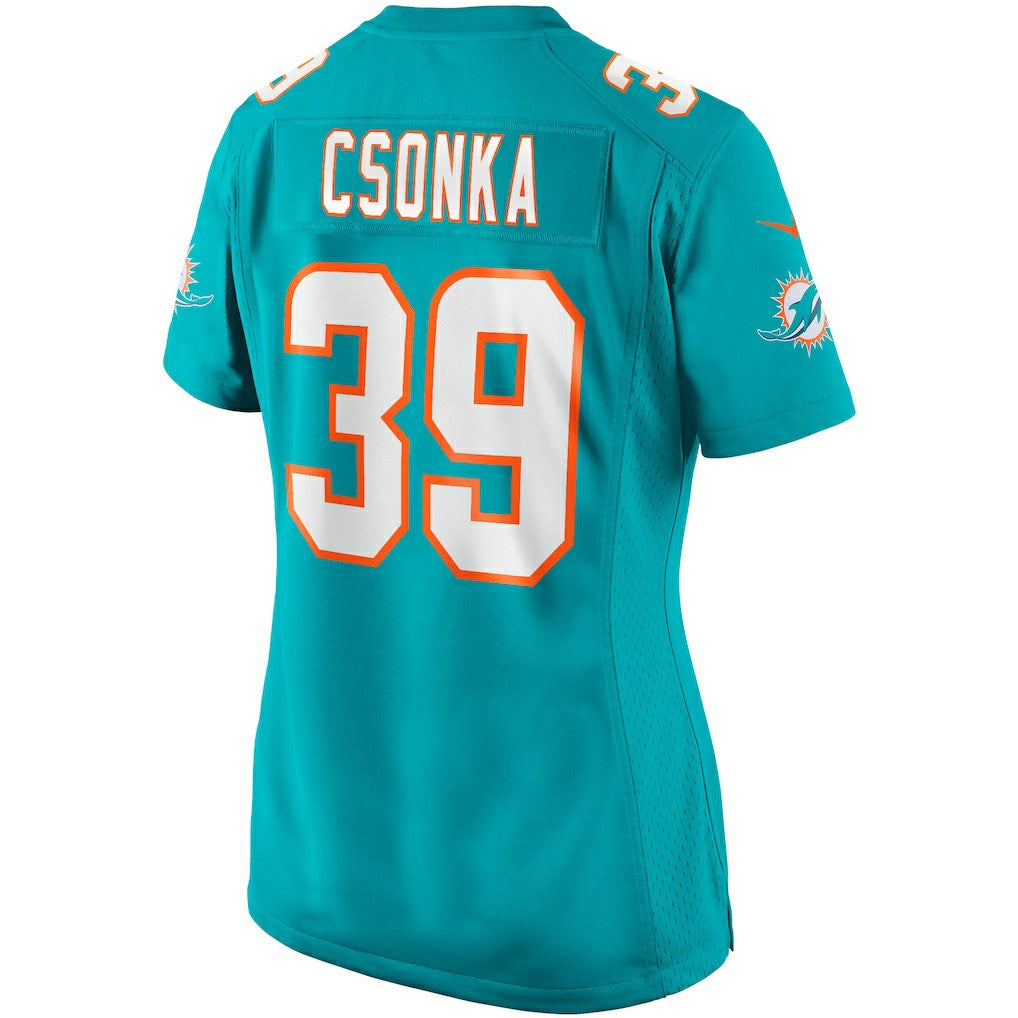 Larry Csonka  Women's Game Retired Player Jersey - Miami Dolphins