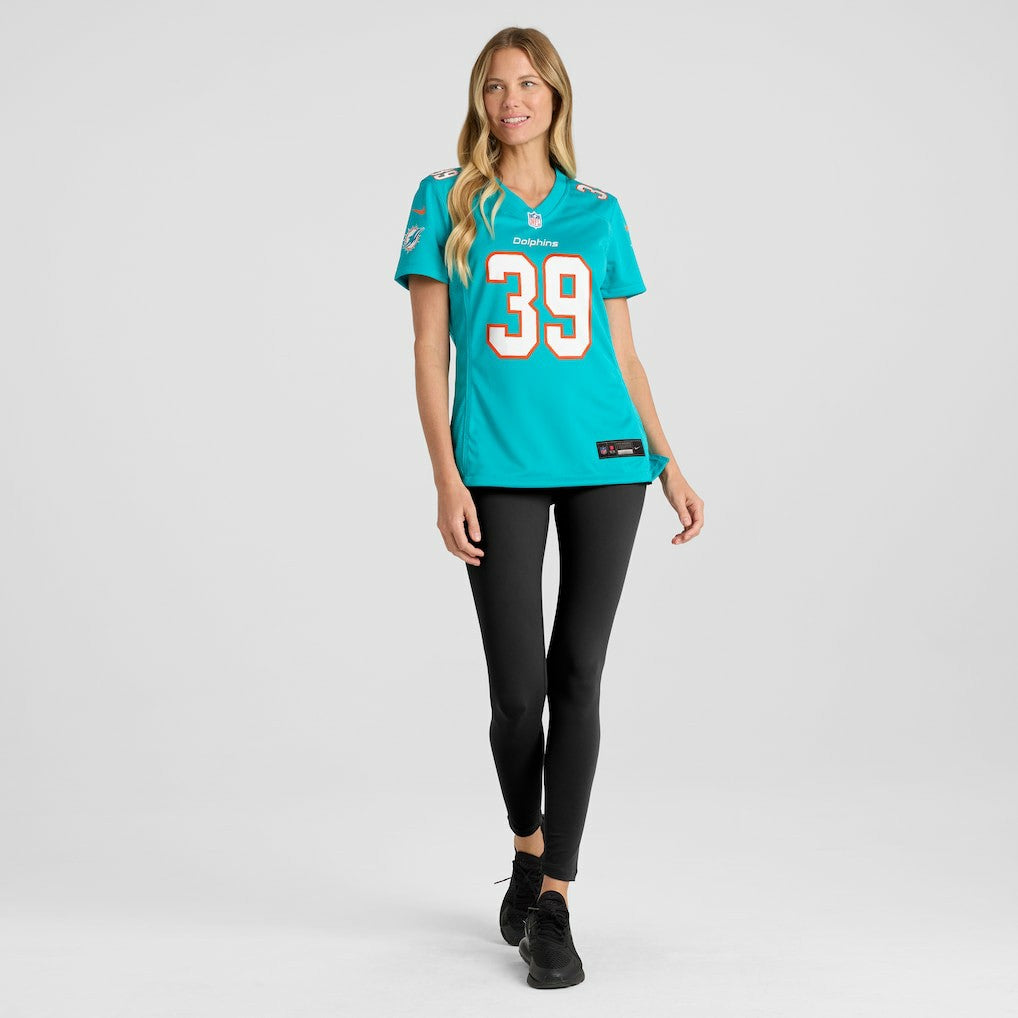 Larry Csonka  Women's Game Retired Player Jersey - Miami Dolphins