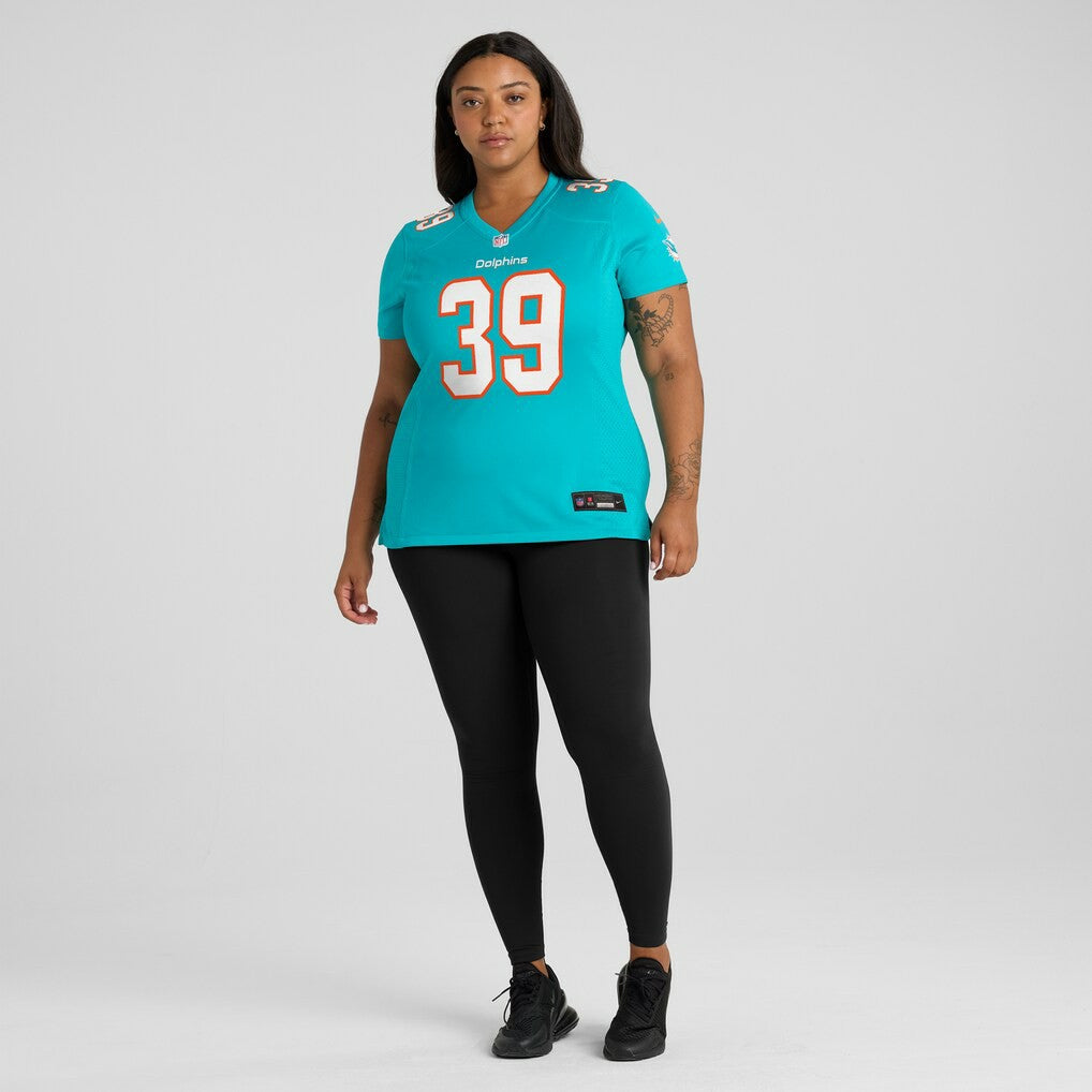 Larry Csonka  Women's Game Retired Player Jersey - Miami Dolphins