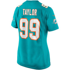 Jason Taylor  Women's Game Retired Player Jersey - Miami Dolphins