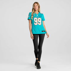 Jason Taylor  Women's Game Retired Player Jersey - Miami Dolphins