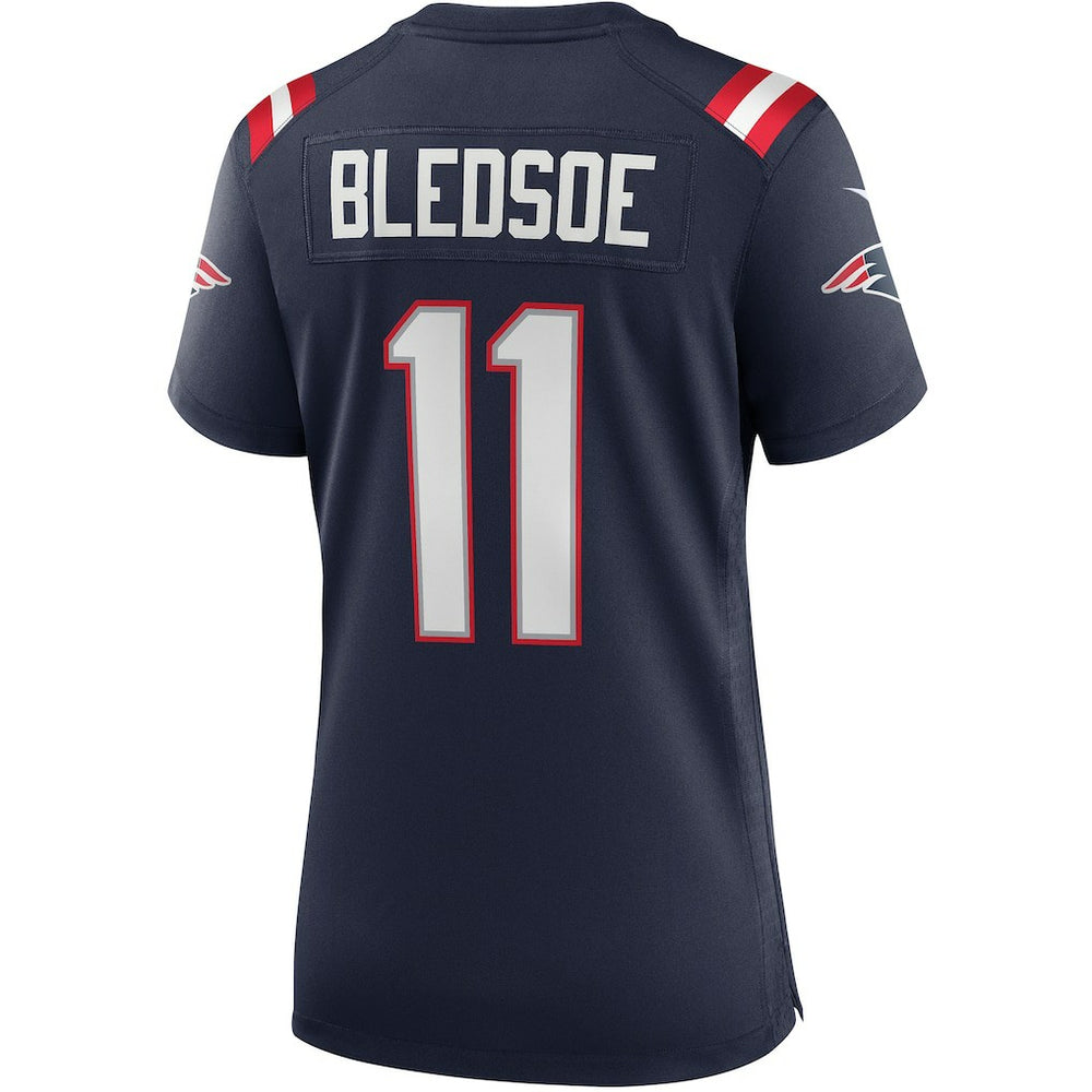 Drew Bledsoe  Women's Game Retired Player Jersey - New England Patriots