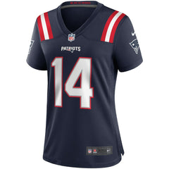 Steve Grogan  Women's Game Retired Player Jersey - New England Patriots