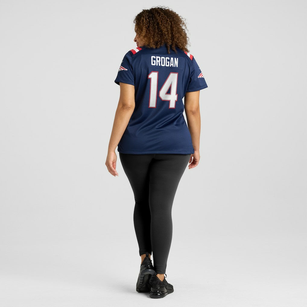 Steve Grogan  Women's Game Retired Player Jersey - New England Patriots