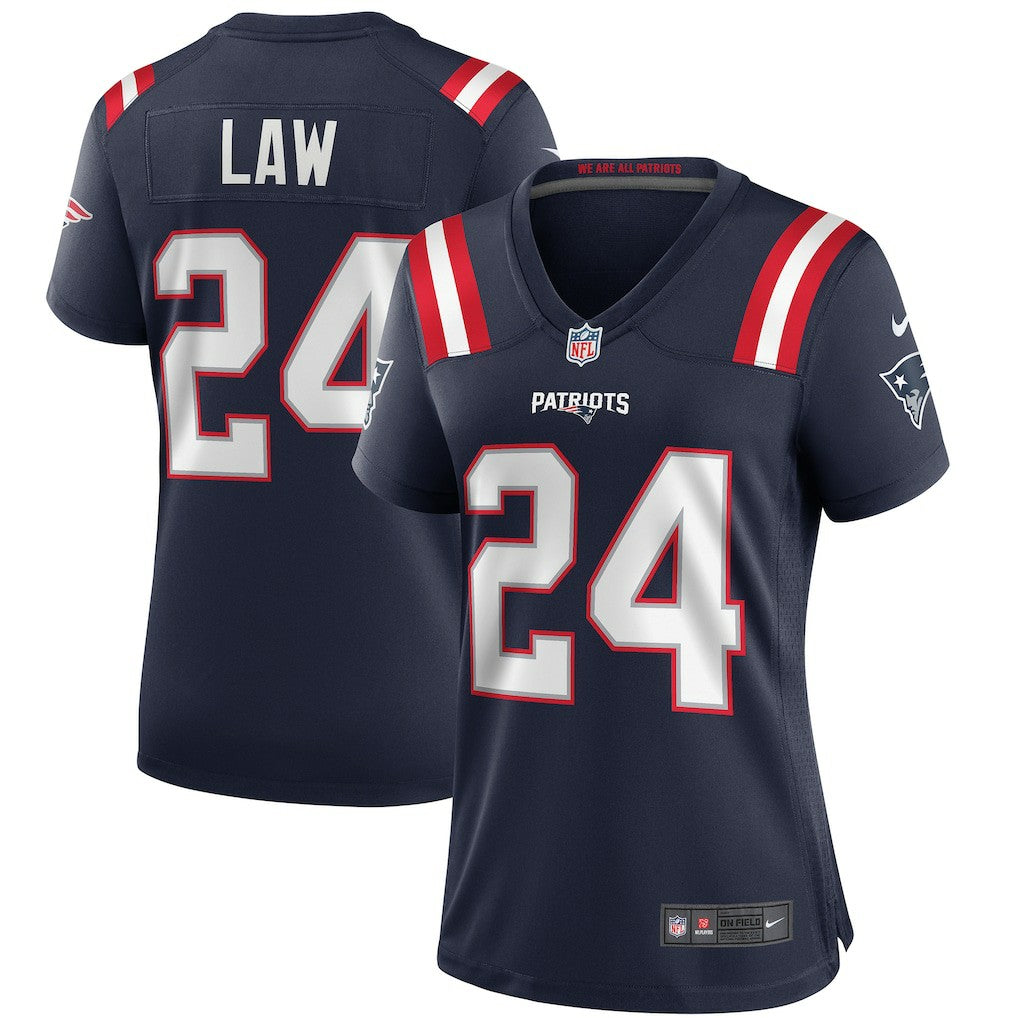 Ty Law  Women's Game Retired Player Jersey - New England Patriots