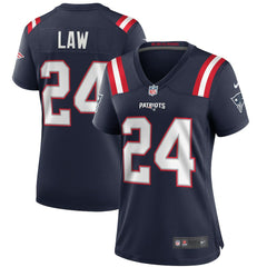 Ty Law  Women's Game Retired Player Jersey - New England Patriots