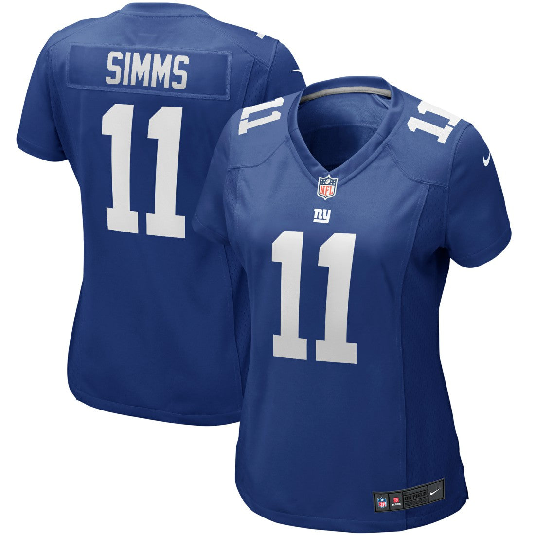 Phil Simms  Women's Game Retired Player Jersey - New York Giants