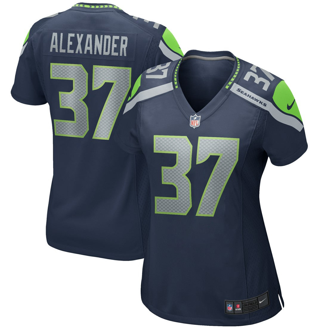 Shaun Alexander  Women's Game Retired Player Jersey - Seattle Seahawks