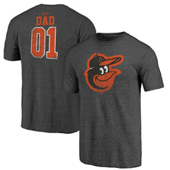 MLB Baltimore Orioles Father's Day Greatest Dad Tri-Blend T-Shirt