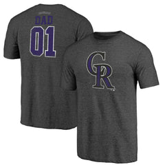 MLB Colorado Rockies Father's Day Greatest Dad Tri-Blend T-Shirt