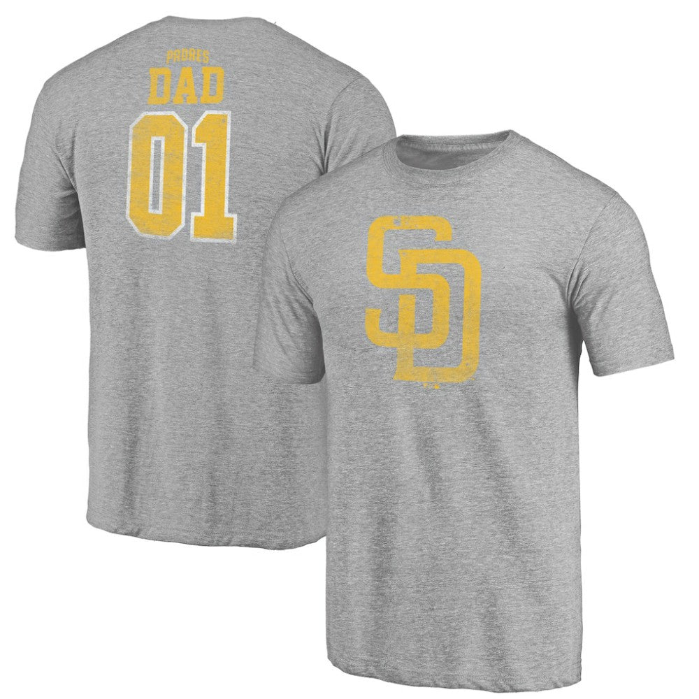 MLB San Diego Padres Father's Day Greatest Dad Tri-Blend T-Shirt