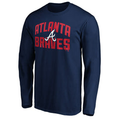MLB Atlanta Braves Father's Day #1 Dad Long Sleeve T-Shirt