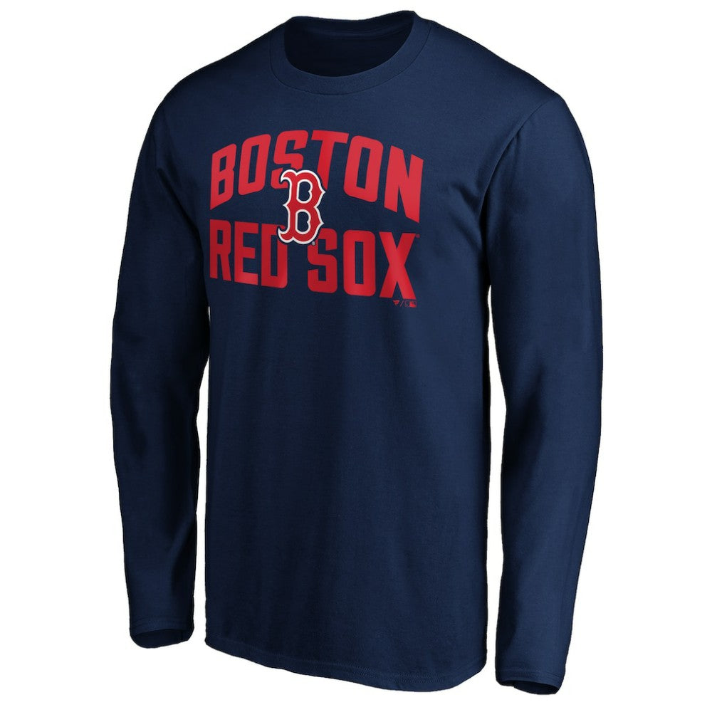 MLB Boston Red Sox Father's Day #1 Dad Long Sleeve T-Shirt
